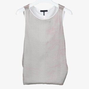 Jil Sander Striped Topographic Tank Blouse